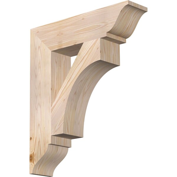Ekena Millwork Westlake Traditional Smooth Bracket, Douglas Fir, 5 1/2"W x 24"D x 28"H BKT06X24X28WTL01SDF - main
